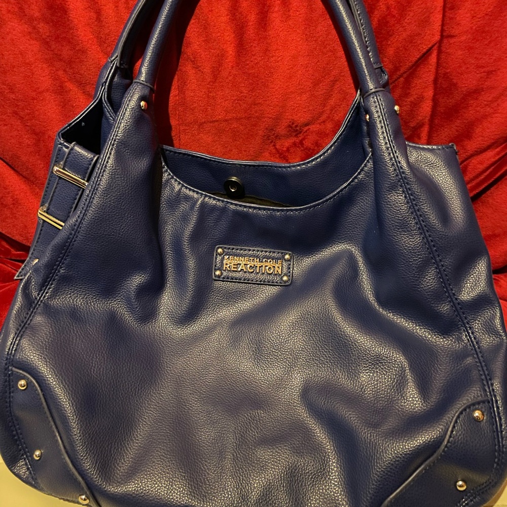 Kenneth Cole Reaction Navy Shoulder Bag